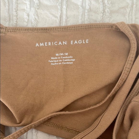 American Eagle Outfitters Brown Crop Top - Picture 3 of 3
